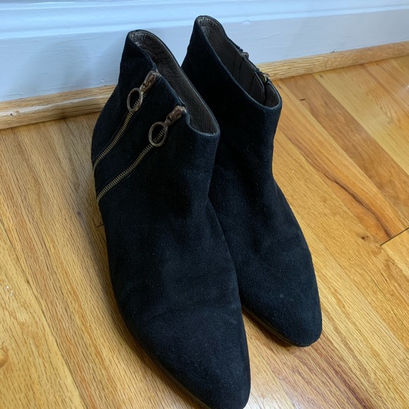 Bruno Magli Suede Ankle Booties - Picture 4 of 5